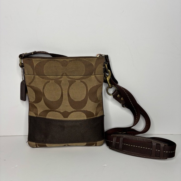 Coach Jacquard Crossbody Bag - Picture 1 of 14